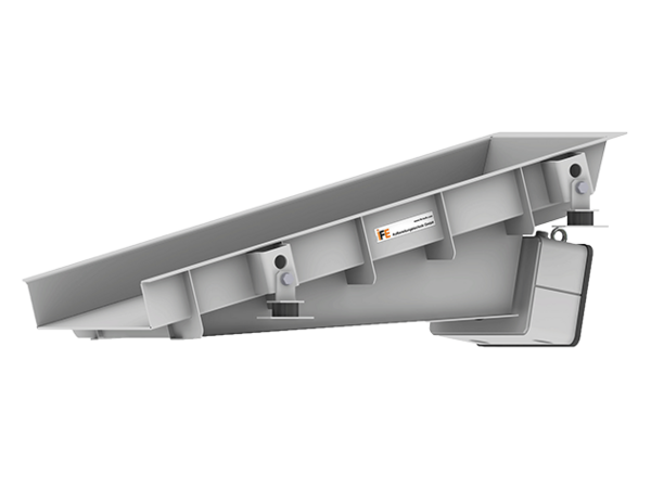Vibrationsförderrinne mit elektromagnetischem Antrieb Abbildung